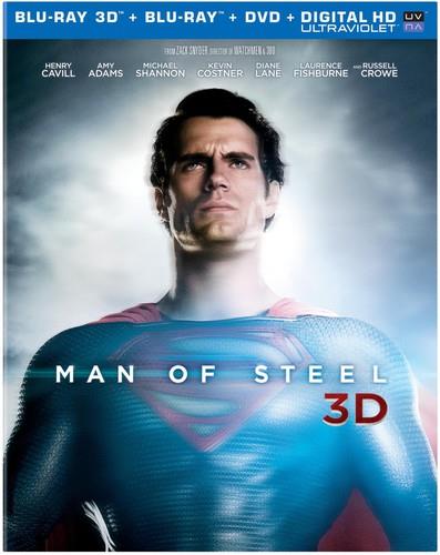 Man of Steel (2013) Blu-ray 3D (+2D) + Blu-ray + DVD
