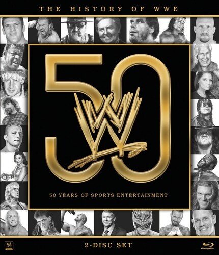 WWE: The History of the WWE - 50 Years of Sports Entertainment 2 Blu-rays