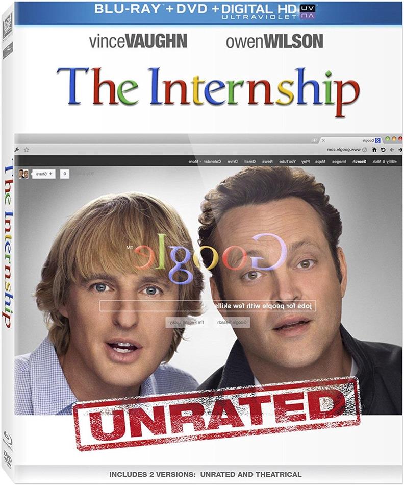 The Internship (2013) Unrated, Blu-ray + DVD