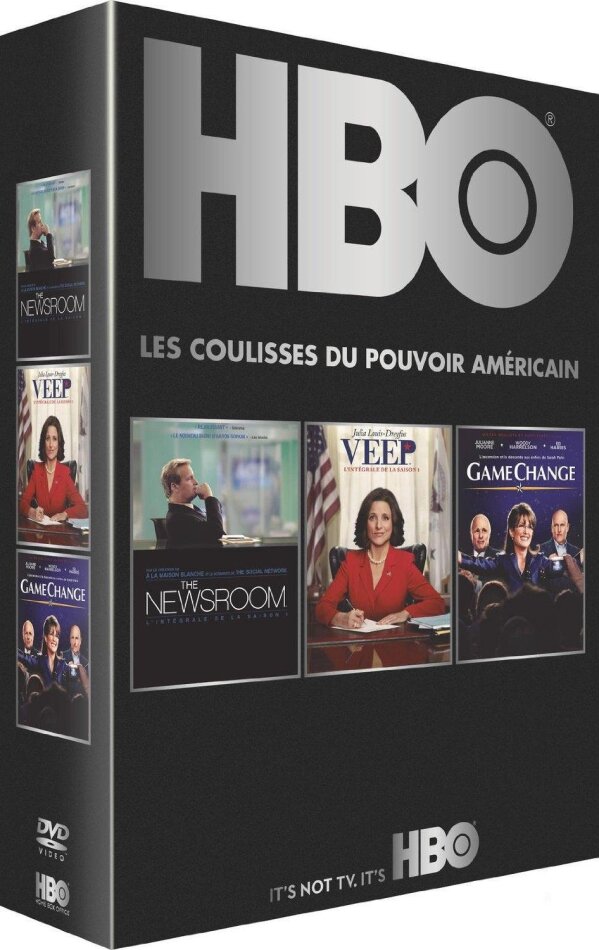 HBO Politique - The Newsroom / Veep / Game Change 6 DVD