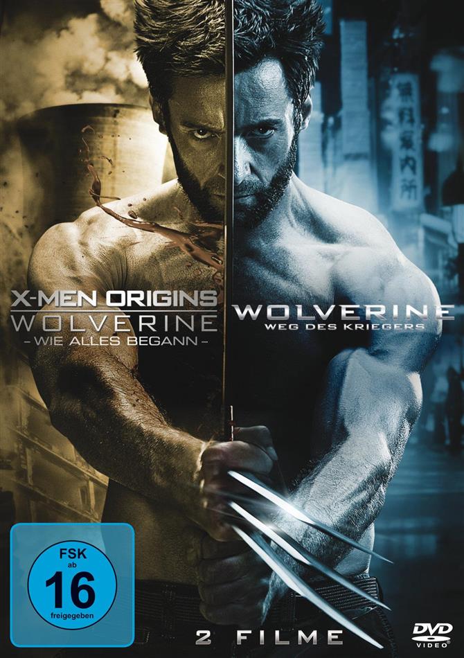 X-Men Origins: Wolverine / Wolverine - Weg des Kriegers 2 DVDs