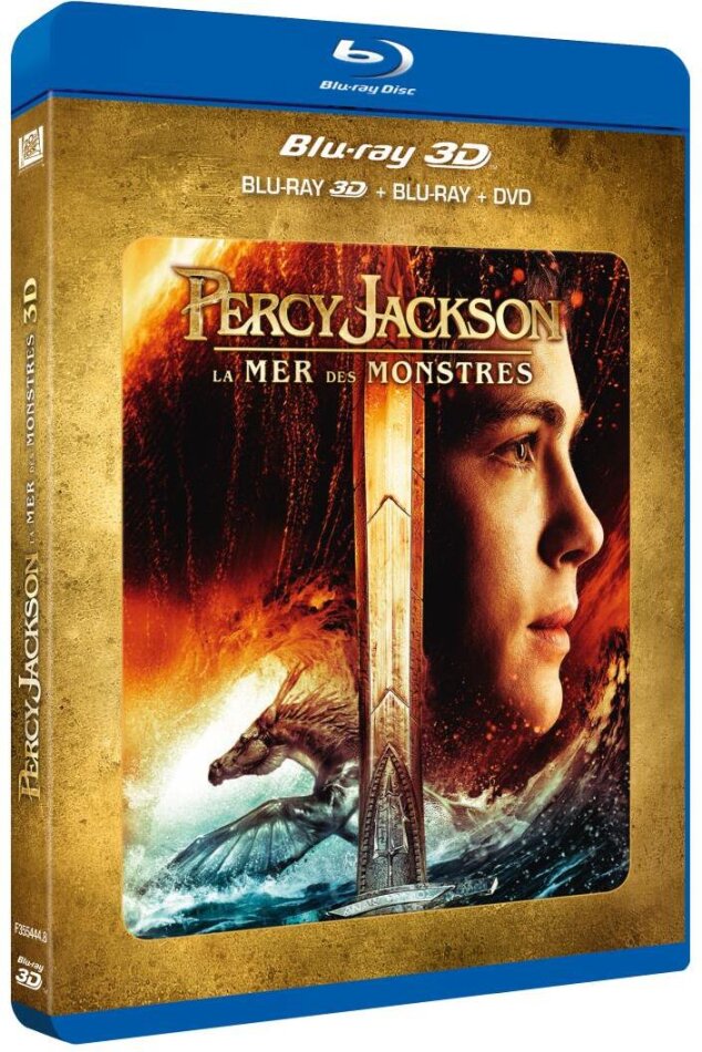 Percy Jackson - La mer des monstres (2013) Blu-ray 3D (+2D) + DVD