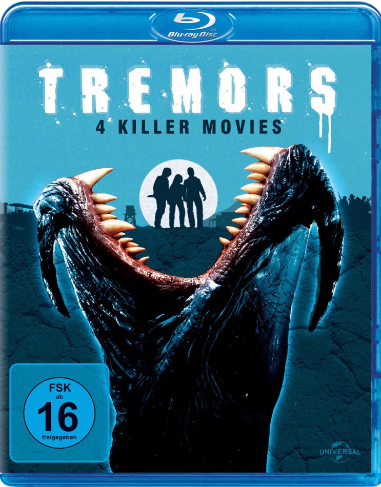 Tremors 1-4 - Killer Movies 4 Blu-rays