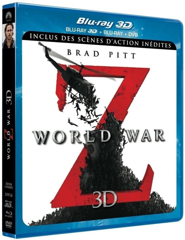World War Z (2013) Blu-ray 3D (+2D) + DVD
