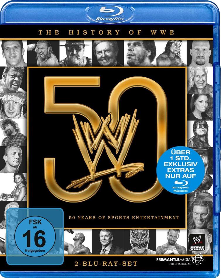 WWE: The History of WWE - 50 Years of Sports Entertainment 2 Blu-rays