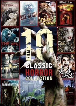 10 Film Classic Horror Collection 2 DVDs