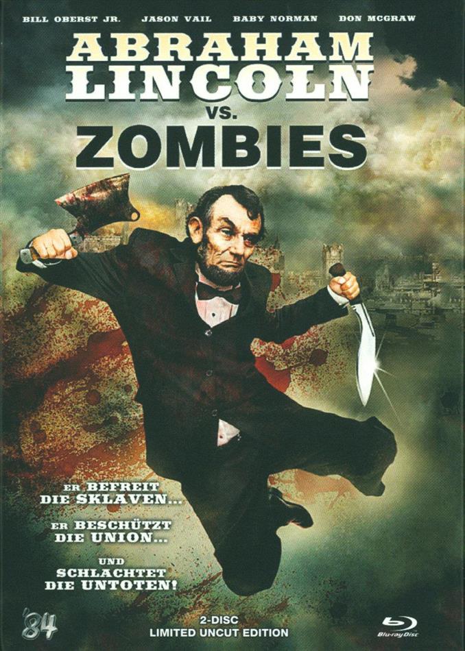 Abraham Lincoln vs. Zombies (2012) Limited Uncut Edition, Blu-ray 3D (+2D) + DVD