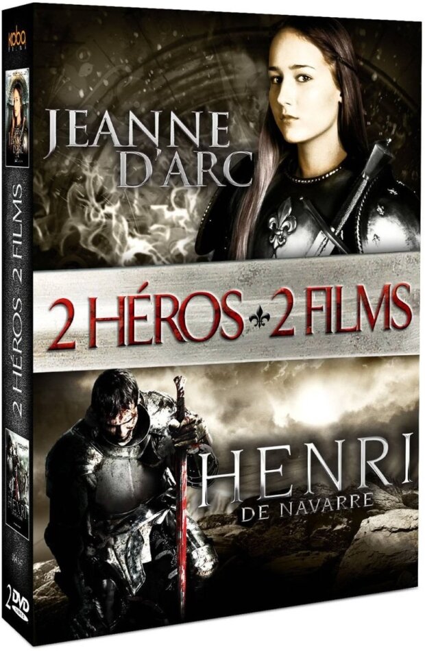 2 Héros - 2 Films - Jeanne D'Arc / Henri de Navarre (2013) 2 DVD