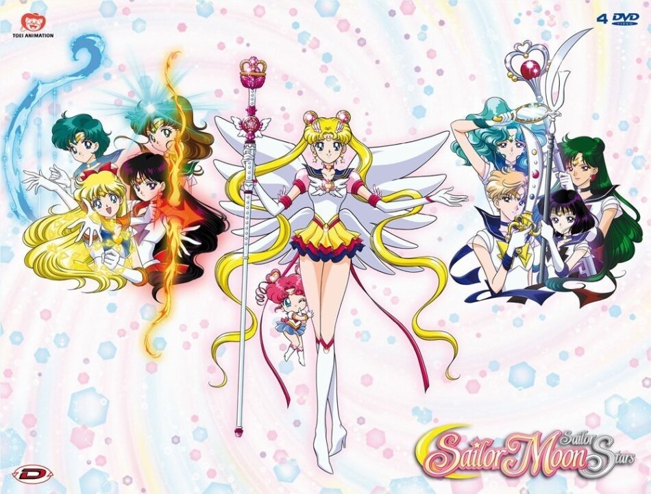 Sailor Moon Sailor Stars - Stagione 5 - Box 1 Remastered, 4 DVDs