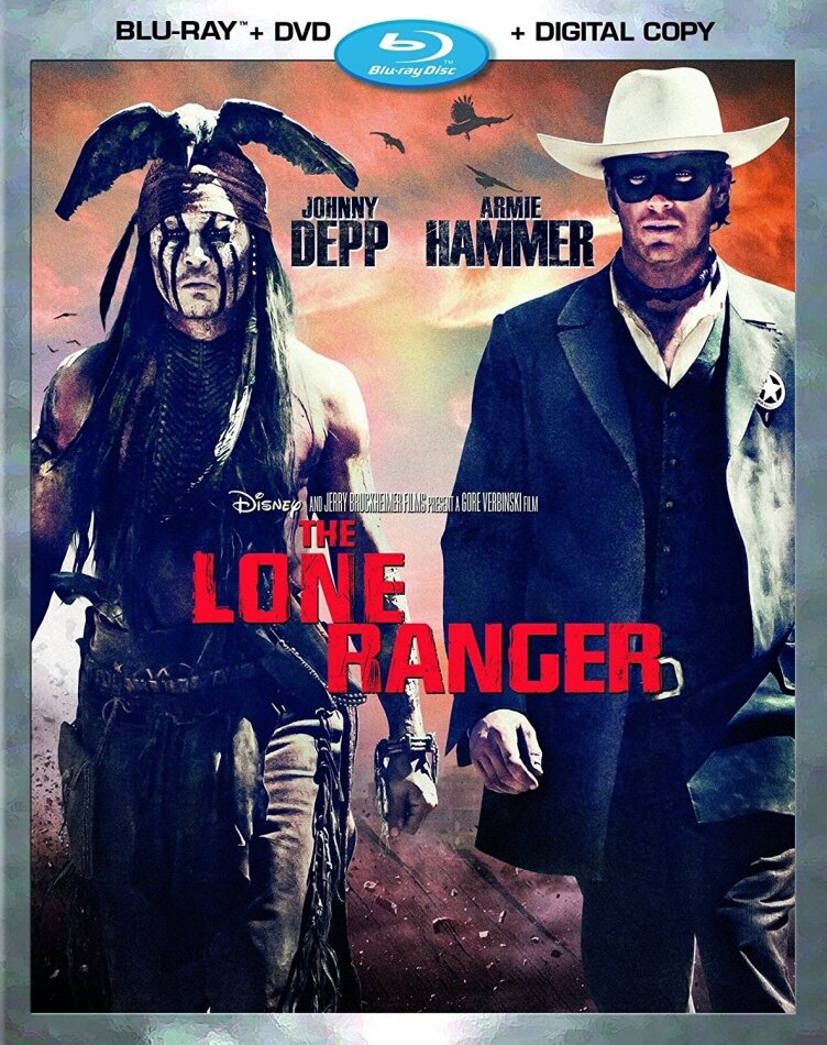 The Lone Ranger (2013) DVD + Blu-ray