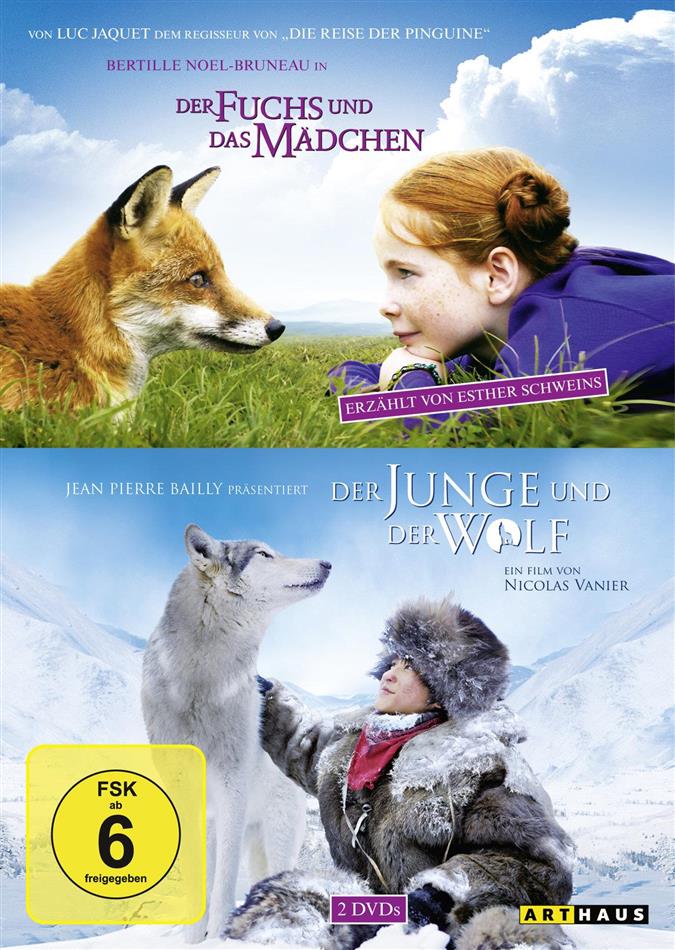 Der Fuchs und das Mädchen / Der Junge und der Wolf 2 DVDs