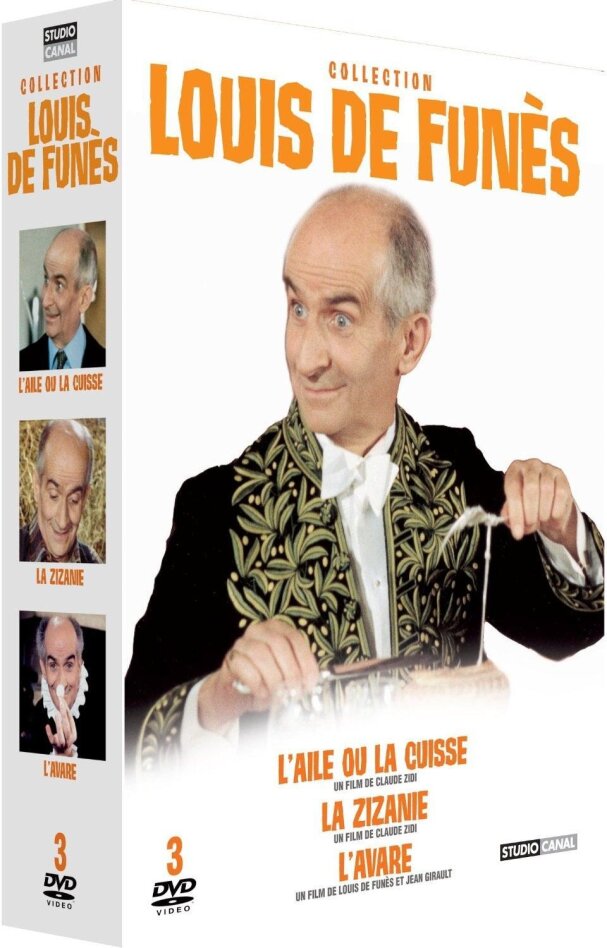 Louis de Funès (1976) 3 DVDs