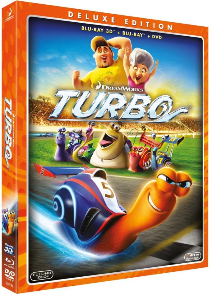 Turbo (2013) Blu-ray 3D + Blu-ray + DVD