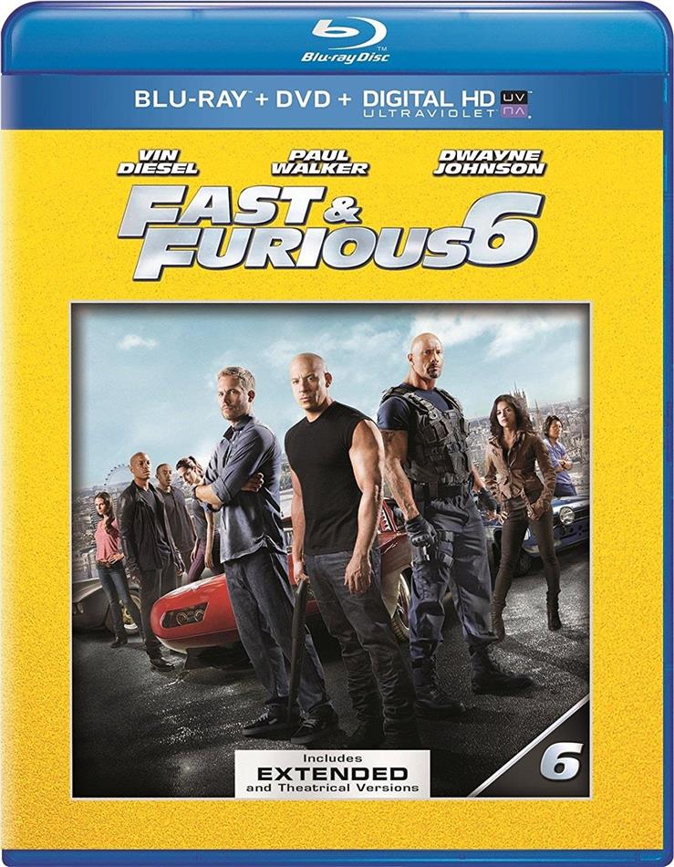 Fast & Furious 6 (2013) Extended Edition, Blu-ray + DVD