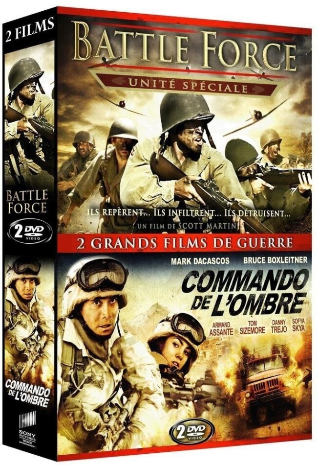 Battle Force / Commando de l'ombre Box, 2 DVDs
