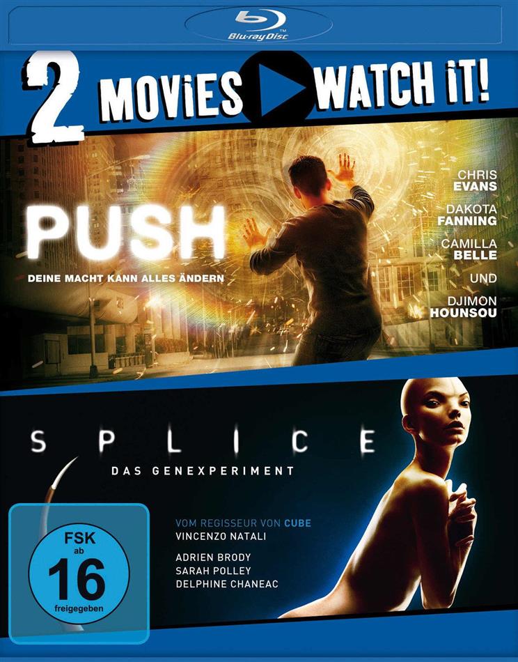 Push (2009) / Splice (2009) 2 Blu-rays