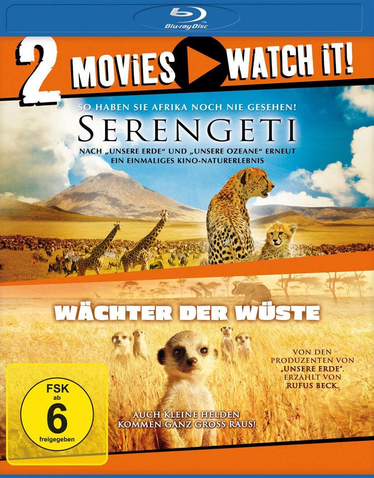 Serengeti / Wächter der Wüste 2 Blu-rays