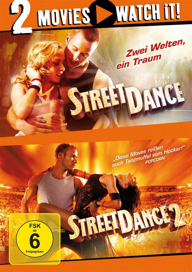 StreetDance 1 & 2 2 DVDs