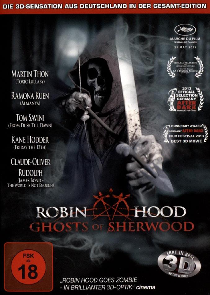Robin Hood - Ghosts of Sherwood - (in 2D und 3D Anaglyphe) 4 DVDs + CD