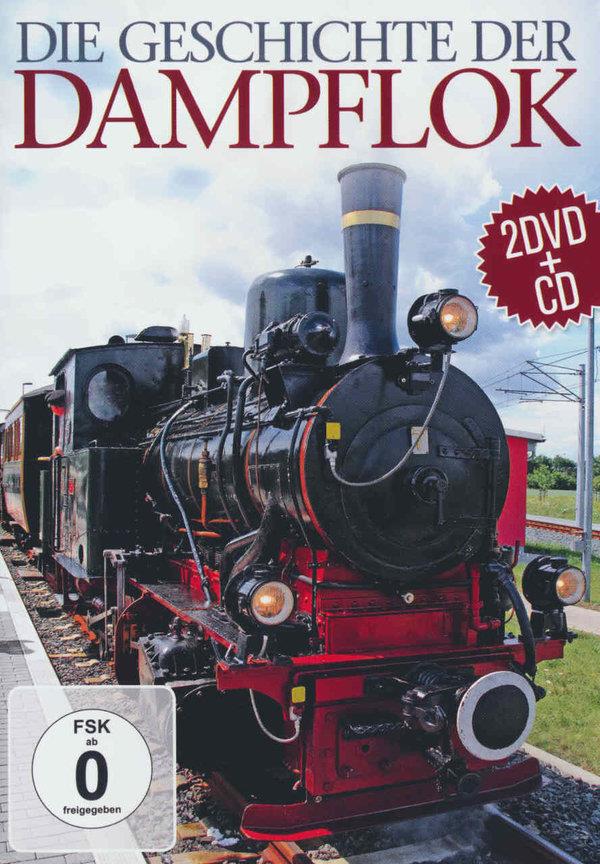 Die Geschichte der Dampflok 2 DVDs + CD