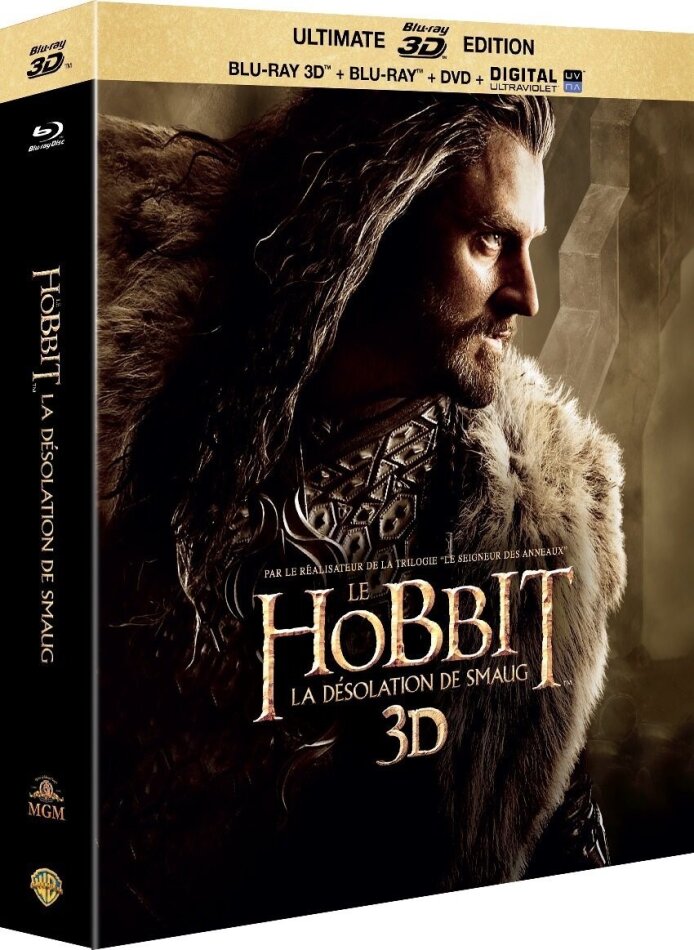Le Hobbit 2 - La désolation de Smaug (2013) Blu-ray 3D + 2 Blu-rays + DVD