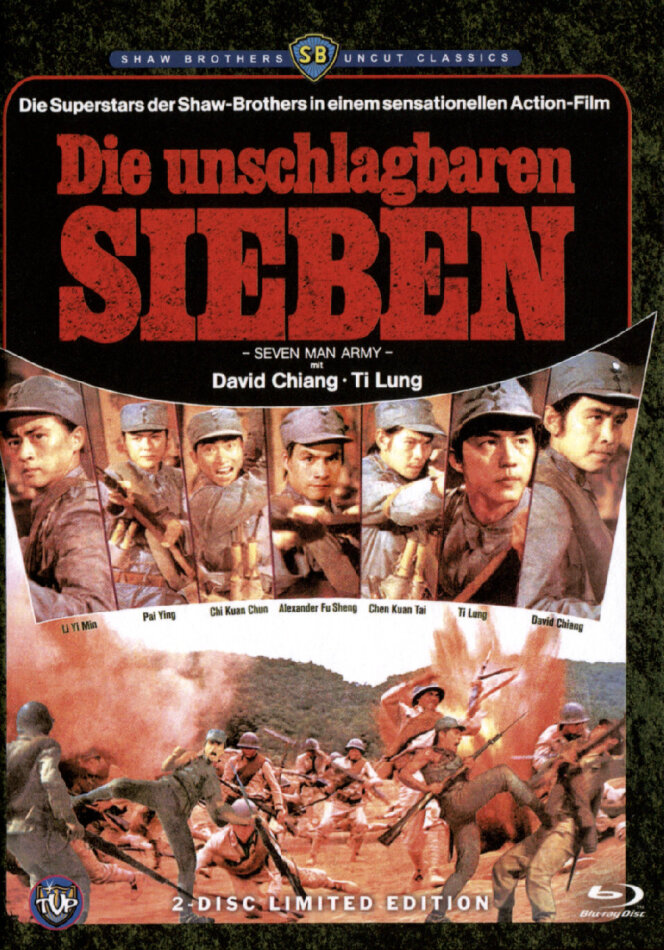 Die unschlagbaren Sieben (1976) Édition Limitée, Uncut, Blu-ray + DVD