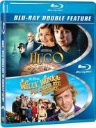 Hugo / Willy Wonka & the Chocolate Factory 2 Blu-rays