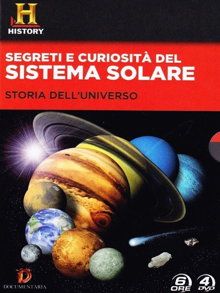 Curiosità e segreti del Sistema Solare - (History Channel) (2012) Box, 4 DVDs