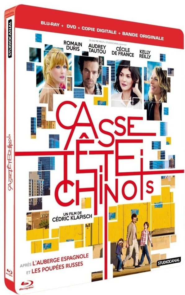 Casse-tête chinois (2013) Steelbook, Blu-ray + DVD + CD