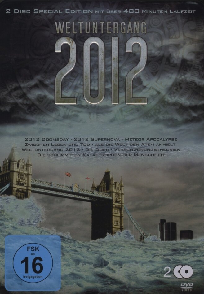 Weltuntergang 2012 - 2012 Doomsday / Meteor Apocalypse / 2012 Supernova Metallbox, 2 DVDs