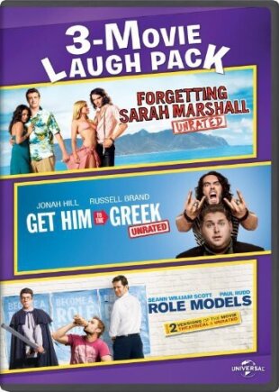 Forgetting Sarah Marshall / Get Him To The Greek / Role Models 3-Movie Laugh Pack, 3 DVDs
