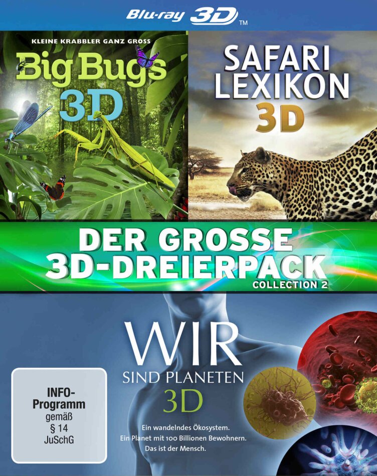 Der grosse 3D-Dreierpack - Collection 2 3 Blu-ray 3D (+2D)