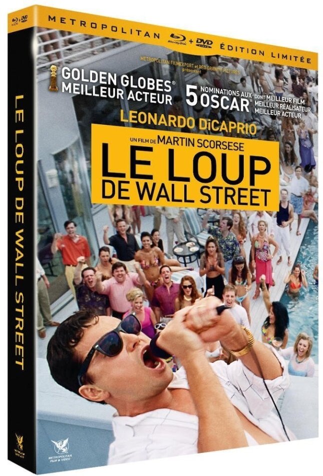 Le Loup de Wall Street (2013) Édition Collector Limitée, Blu-ray + 2 DVD + CD