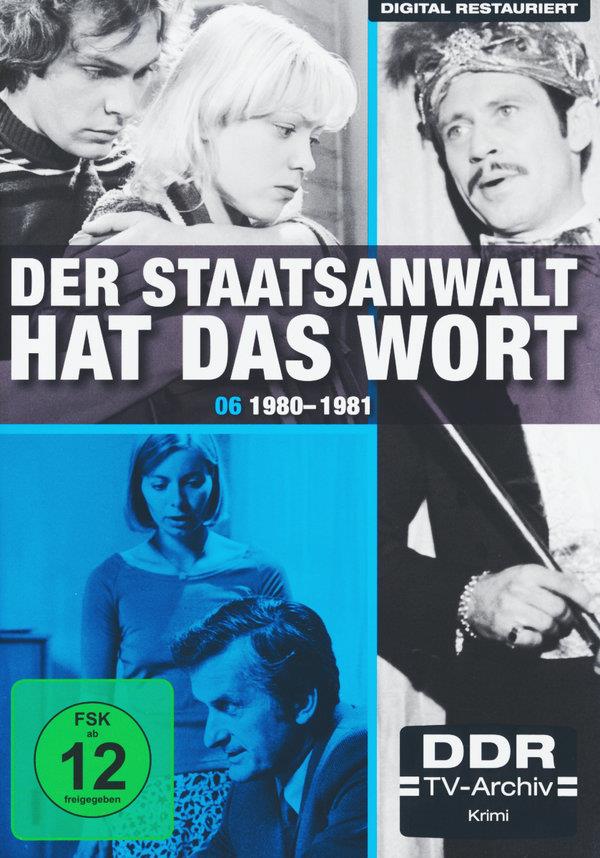 Der Staatsanwalt hat das Wort - Box 6 DDR TV-Archiv, s/w, 4 DVDs