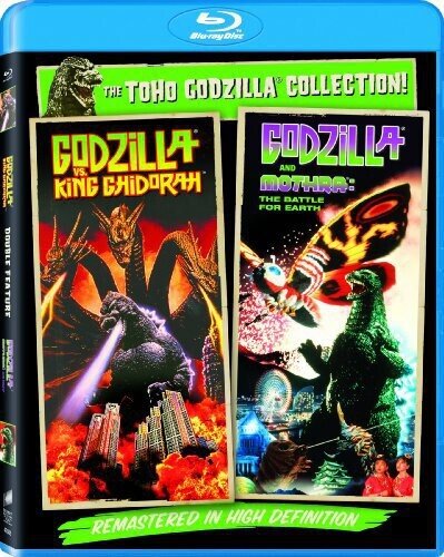 Godzilla vs. King Ghidorah / Godzilla vs. Mothra 2 Blu-rays