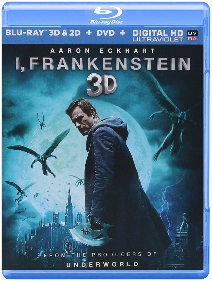 I, Frankenstein (2013) Blu-ray 3D + Blu-ray + DVD