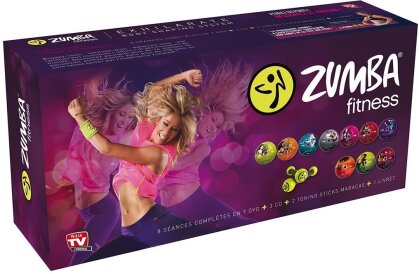 Zumba Kit Fitness - Vol. 3 (7 DVD + 3 CD + 1 Livret + 2 Toning sticks maracas)