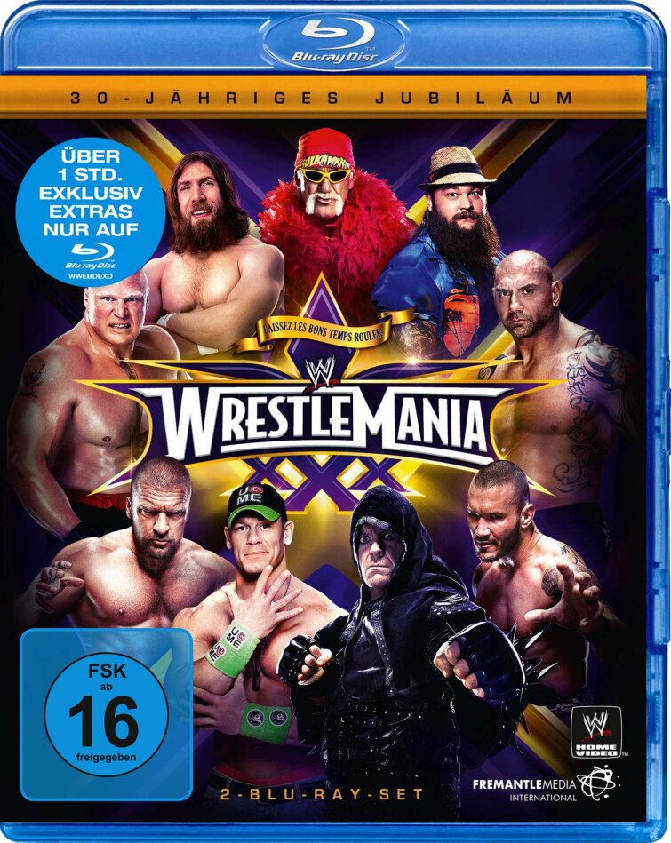 WWE: Wrestlemania 30 2 Blu-rays