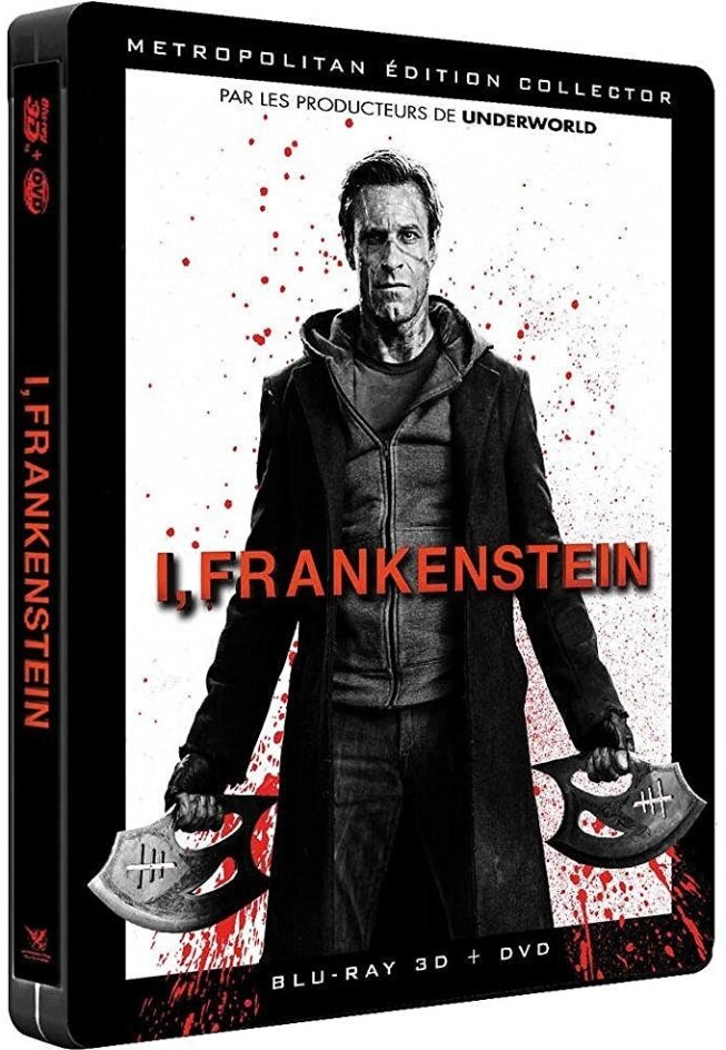 I, Frankenstein (2013) Steelbook, Blu-ray 3D (+2D) + DVD