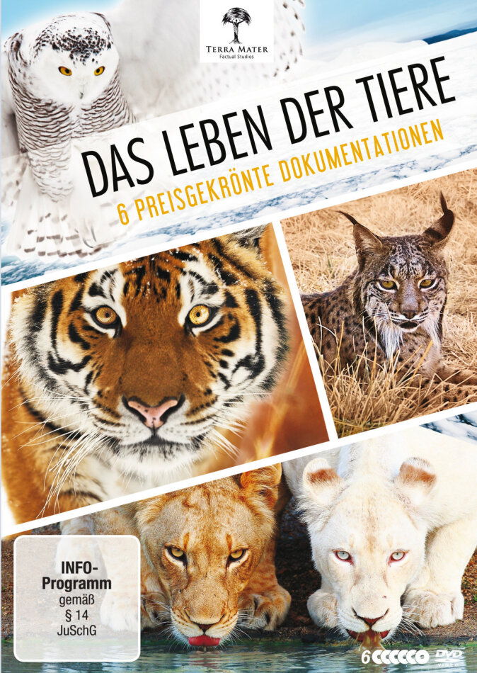 Das Leben der Tiere - 6 preisgekrönte Dokumentationen 6 DVDs