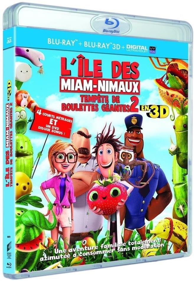 L'île des miam-nimaux - Tempête de boulettes géantes 2 (2013) Blu-ray 3D + Blu-ray + DVD