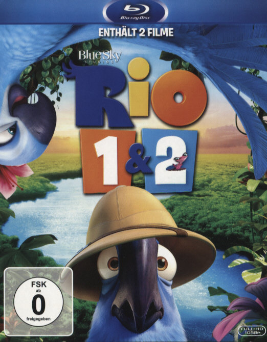 Rio (2011) / Rio 2 (2014) 2 Blu-rays