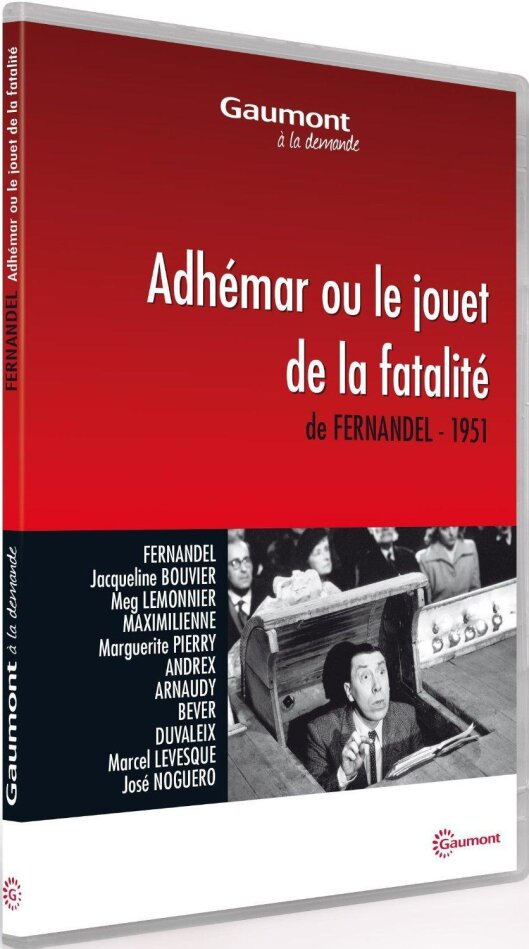 Adhémar ou le jouet de la fatalité (1951) Collection Gaumont à la demande, n/b