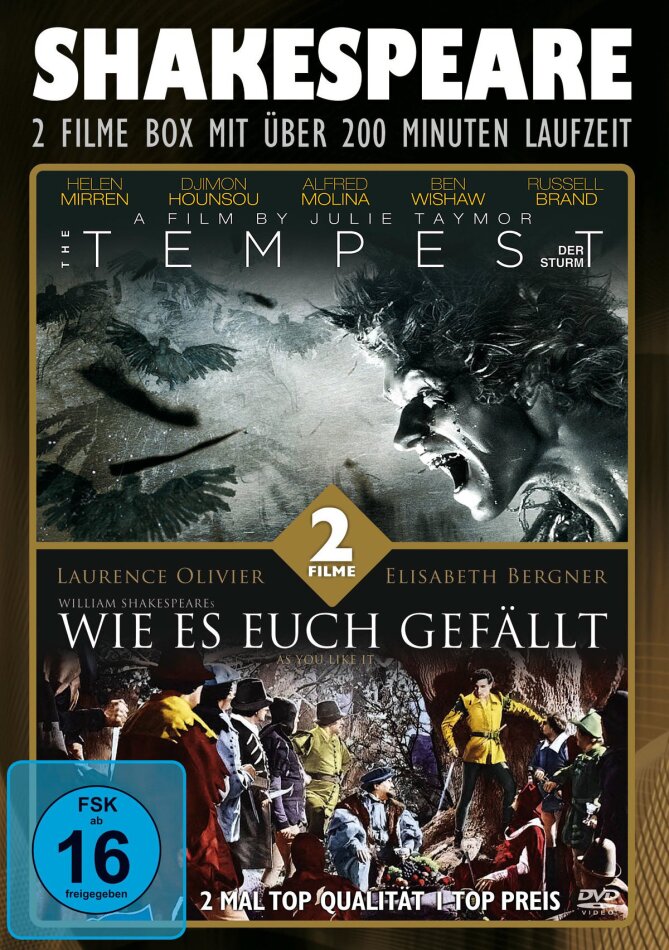 Shakespeare Box - The Tempest / Wie es euch gefällt