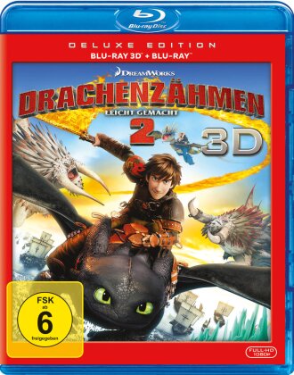 Drachenz&auml;hmen leicht gemacht 2 (2014) (Deluxe Edition, Blu-ray 3D + Blu-ray)