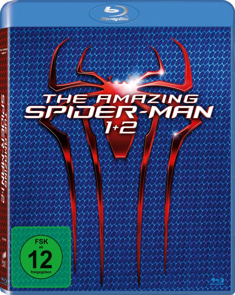 The Amazing Spider-Man (2012) / The Amazing Spider-Man 2 (2014) 2 Blu-rays