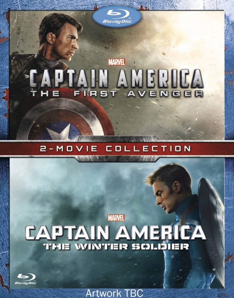 Captain America (2011) / Captain America 2 - The Winter Soldier (2014) 2 Blu-rays