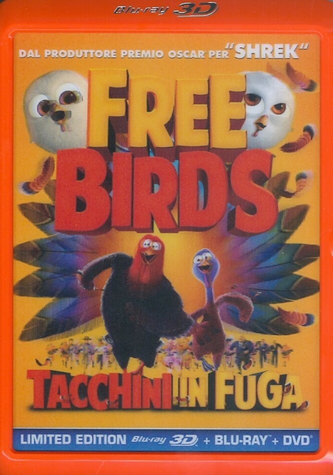 Tacchini in fuga (2013) Blu-ray 3D (+2D) + DVD