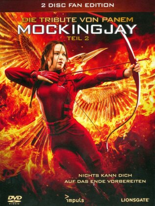 Die Tribute von Panem 4 - Mockingjay - Teil 2 (2015) (Digibook, Fan Edition, 2 DVDs)