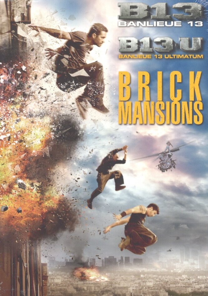 Brick Mansions (2014) / B13 - Banlieue 13 (2004) / B13-U - Banlieue 13: Ultimatum (2009) 3 DVDs
